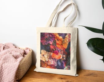 Fabric of Dreams Tote Bag, Eco-Friendly Shopper, Gift for Mom, Beach Bag, Grocery Tote, Art Lover's Accessory, Everyday Canvas Tote Bag