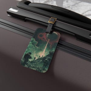 Solar Raid Luggage Tag - Unique Personalized Travel Accessory, Perfect for Astronaut Lovers, Gift for Travelers, Sci-Fi Decor, Essential