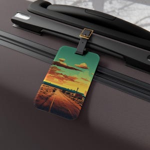 New Mexico Luggage Tag, Traveler Gift, Personalized Baggage Tag, Vacation Essentials, Adventure Accessory, Travel Essential