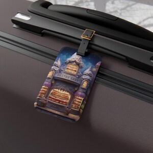 Fantasy Bakery Luggage Tag, Travel Accessory, Personalized Gift, Adventure Essentials, Cute Travel Tag, Vacation Vibes, Travel Essential