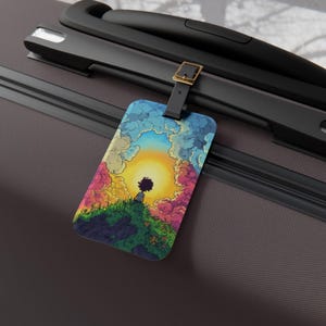 New Beginnings Luggage Tag, Travel Accessory, Unique Gift for Travelers, Vacation Essentials, Adventure Tags, Travel Essentials