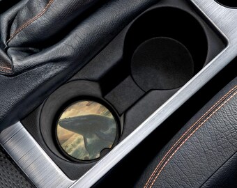 Suporte para carro com tema de observação de baleias, design de baleias, presentes para amantes do oceano, acessórios exclusivos para carro, decoração de verão, presentes náuticos, itens essenciais para viagens de carro