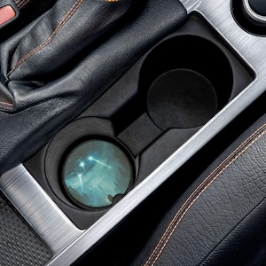 Sci Fi Scares Auto Untersetzer, lustiges Auto Zubehör, Alien Dekor, einzigartiges Geschenk für UFO-Liebhaber, Road Trip Essentials, Wohnkultur, Auto Essentials