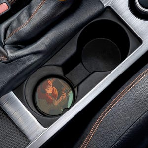 Digital Detox Car Coaster - Perfect for Gifts, Home Decor, and Road Trips - Unique Drink Holder, Car Accessories, Personalized Gifts