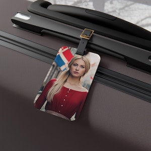 Denmark Culture Luggage Tag, Personalized Luggage Tag, Travel Accessory, Gift for Travelers, Custom Tag for Suitcases, Travel Essential