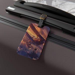 Aviation Adventure Luggage Tag | Air Travel Accessory, Gift for Travelers, Aviation Decor, Personalized Baggage Tag, Airplane Lover Gift