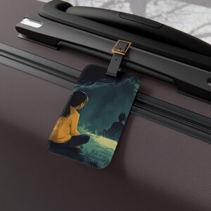 You Are Not Alone Luggage Tag - Adventure Awaits, Travel Accessory, Gift for Wanderlust, Personalized Travel Tag, Kids&#39; Travel Gear
