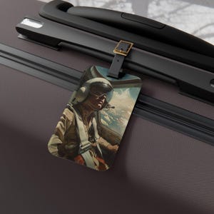 Pilot Luggage Tag, Travel Accessory, Personalized Gift, Aviation Decor, Suitcase Identifier, Unique Travel Gear, Travel Essential