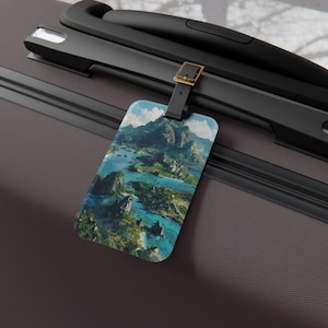 Marauder Archipelago Luggage Tag, Travel Accessory for Adventurers, Gift for Travelers, Vacation Essential, Wanderlust Bag Tag