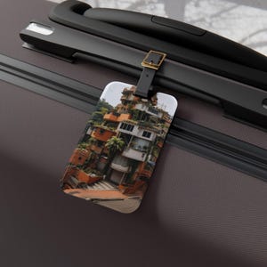 Brazil Architecture Luggage Tag, Custom Travel Accessory, Personalized Suitcase Tag, Perfect Gift for Travelers, Vacation Essentials