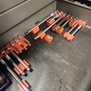 Magnetic Extension holders for toolbox, 3D printed