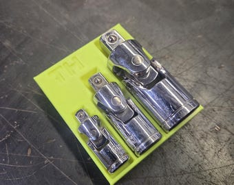 Magnetic Universal Swivel Socket adapter set holder