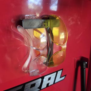 Magnetic holder for Safety Glasses/Sunglasses -Toolbox organizer