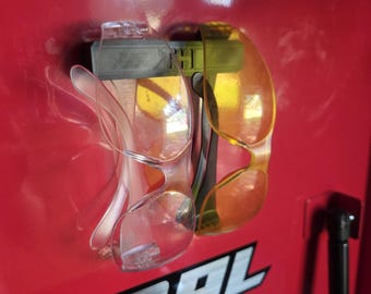 Magnetic holder for Safety Glasses/Sunglasses -Toolbox organizer