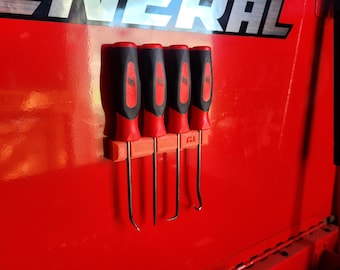 Magnetic Pick Holder for toolbox, holds 4-6 picks