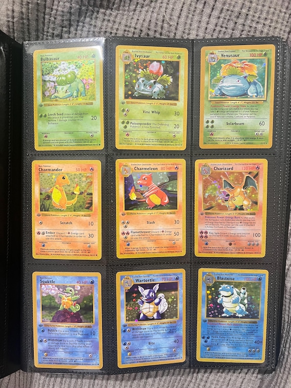 original pokemon cards first edition Rare Base Set Charizard Pokmon Card On Auction Pokmon 1st/2nd Generation from 1999!
