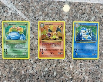 リザードン カメックス フシギバナ ベースセット 1stエディション