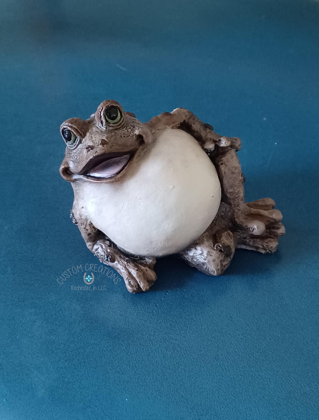Large Toad Statue Concrete Toad Garden Statue Sculpture Figurine Yard Art Outdoor Lawn ...