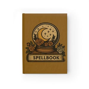 Journal Witchy PERSONNALISÉ. Ligne ligné, cahier d'écriture, journal d'orthographe, cadeau pour sorcières. Petite entreprise américaine dirigée par une femme !