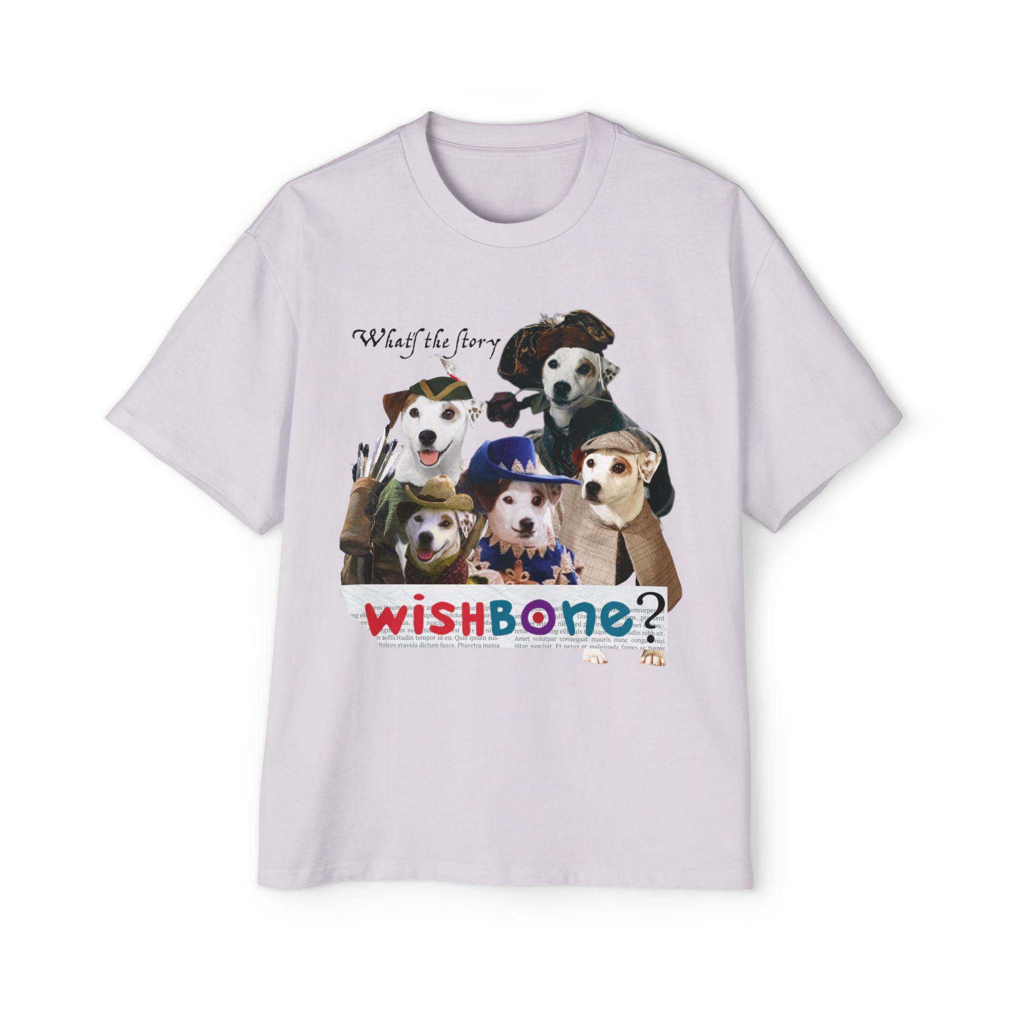 Wishbone Dog Oversized Tee – 90s Kids TV Show Throwback - Etsy