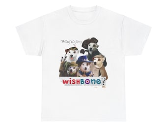 Wishbone dogs tee | T-Shirt, vintage dog pack illustration