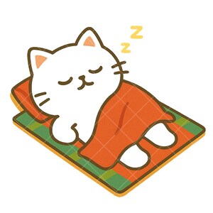 10 PNG Mochinyang Vacation Special Sticker Pack – Cat Special Illustrations(digital stickers,Goodnotes stickers,iPad planner,cute sticker)