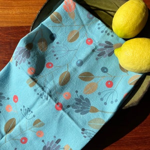 TEA TOWELS, DISH towel, cotton kitchen towel, dish towel, blue tea towel, gift for her, gift for Mom, sister, friend, chef, hostess gift