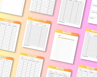 Printable Pet Care Planner PDF | Pet Health Log Vet Tracker | Vaccination & Medication Record | A4 A5 US Letter | 30+ Pages