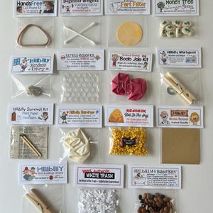 HILLBILLY - REDNECK - White Trash -You Choose 3 -Hilarious birthday, white elephant ,silly joke, novelty prank gifts, Co Workers, office gag