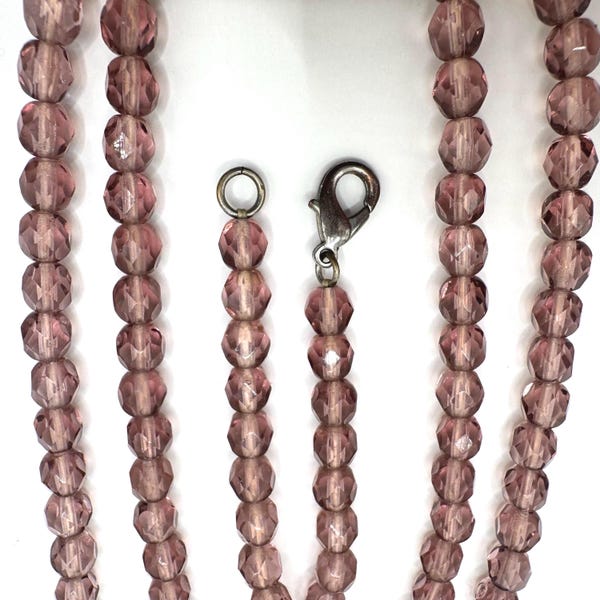 Czechoslovakian Glass Bead Necklace