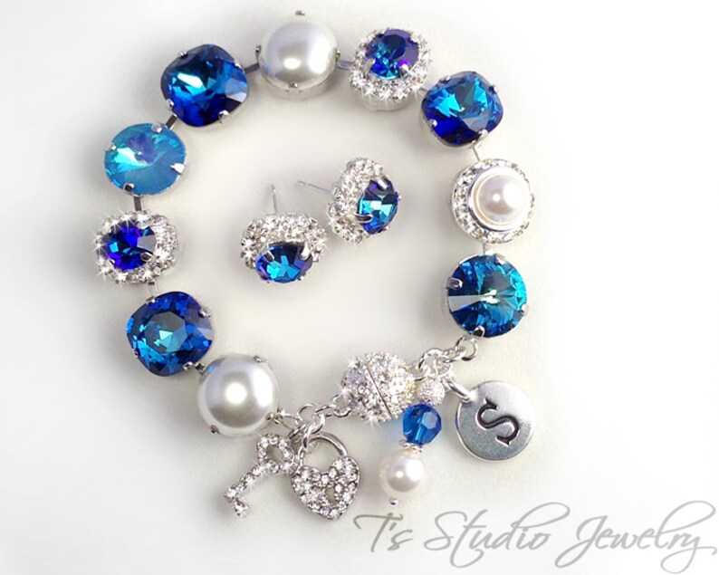 Pacific Ocean Bermuda Blue Bracelet image 1