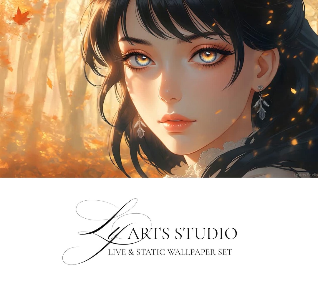 Enchanted Autumn Anime Live & Static Wallpaper | Sun-dappled Forest 8K ...