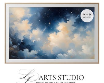 Starry Night Sky 8K Art for TV, Monitor, and Desktop: Celestial Dreamscape (Digital Download)