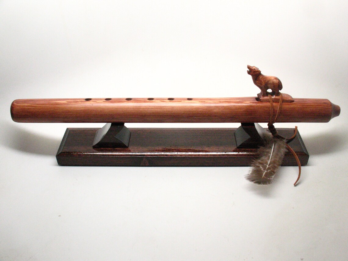 Native American Flute Stand Holder Rack Display 1448 Etsy