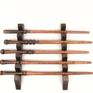 Hanging Magic Wand Stand Wizard Display Holds 5 Wands #532