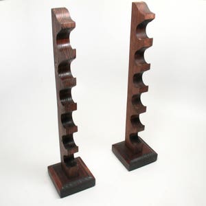 Magic Wand Stand Multiple Holder Wizard Display Wooden Rack Holds 6 Wands #1432