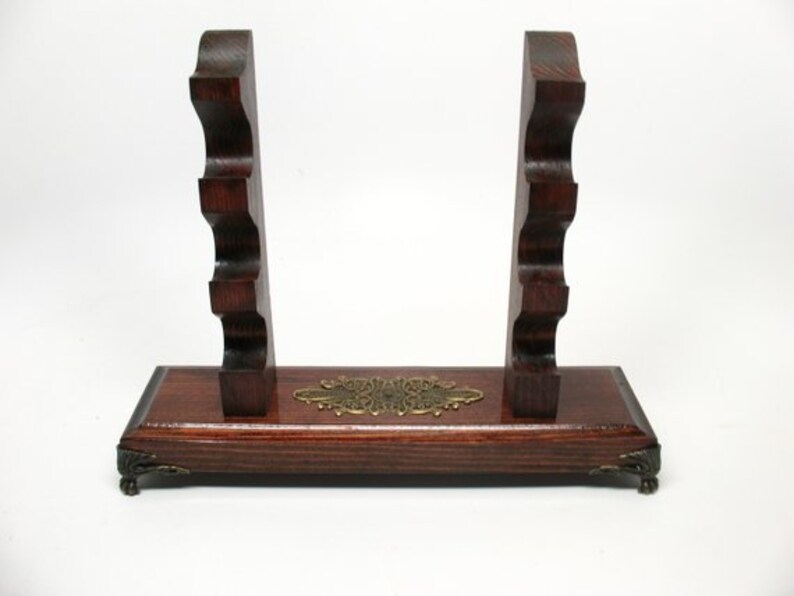 Calligraphy Ink Pen Holder Wood Stand Holder Display Holds 3 Etsy
