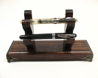 Fountain Pen Stand Display Organizer Holds 2 Pens #678