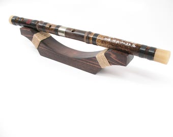 Bamboo Flute Stand Holder Display #801