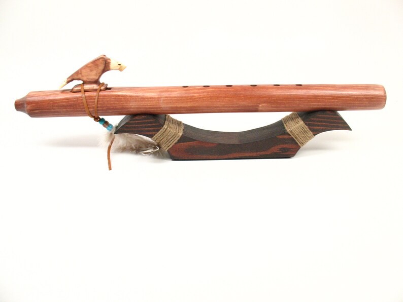 Native American Flute Stand Rack Whistle Recorder Holder Gift Etsy