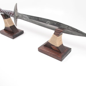 Elven Sword Stand Holder Display Rack Medieval # 943