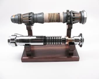 LightSaber Stand Holder Display Mount Holds 2 Lightsabers #955