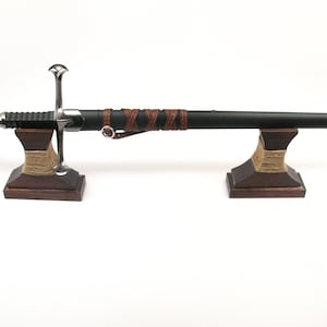 Medieval Sword Stand Holder Display Rack Desktop NCO Katana #608 image 1