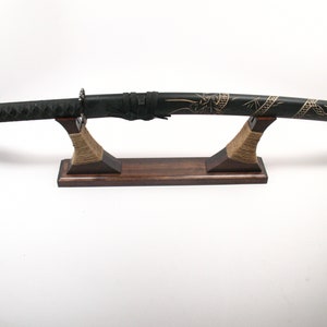 Sword Katana Stand Medieval Fantasy Tribal Holder Display 905 image 1