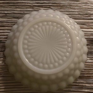 Vintage Anchor Hocking Bubble Milk White Glass Soup Cereal Bowl
