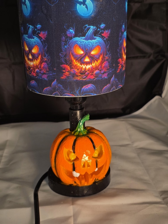 Halloween lithophane lamp
