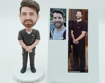 Personalized Bobblehead for Him: Custom Photo Figurine Gift