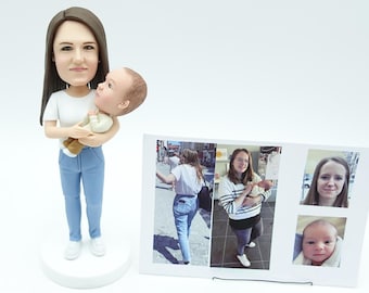 Custom Wife Bobblehead, Personalized Figurine