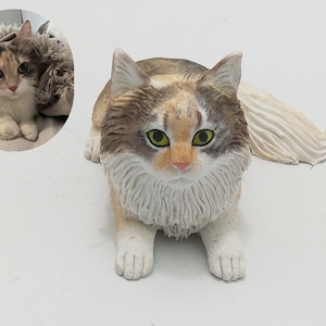 Personalized Cat Wedding Cake Topper, Unique Dog Lover Favors, Customized Creative Wedding Decorations, Soft Ceramic Cat figurines