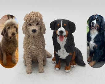 Custom dog wedding cake toppers, personalized pet cake toppers, cat birthday decorations, anniversary pet figurines, dog sculptures